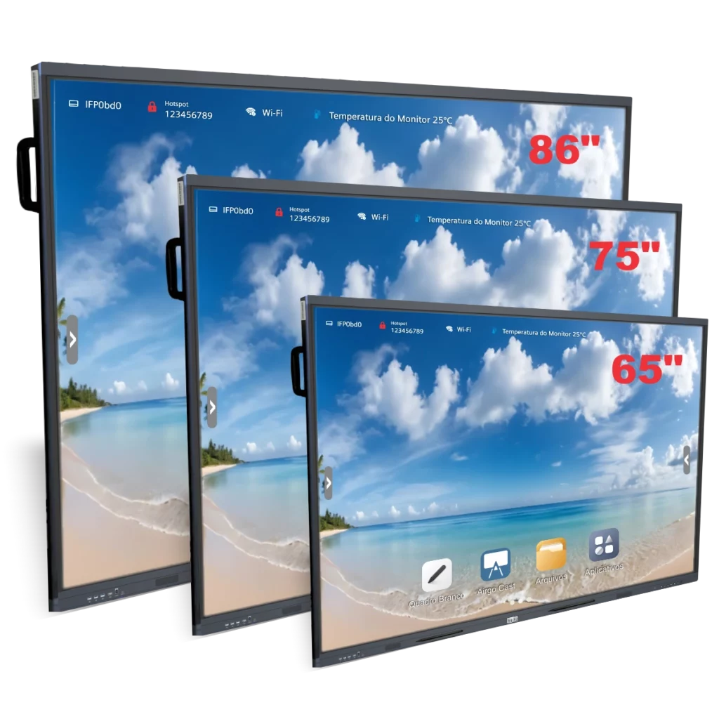 monitores interativos tes |